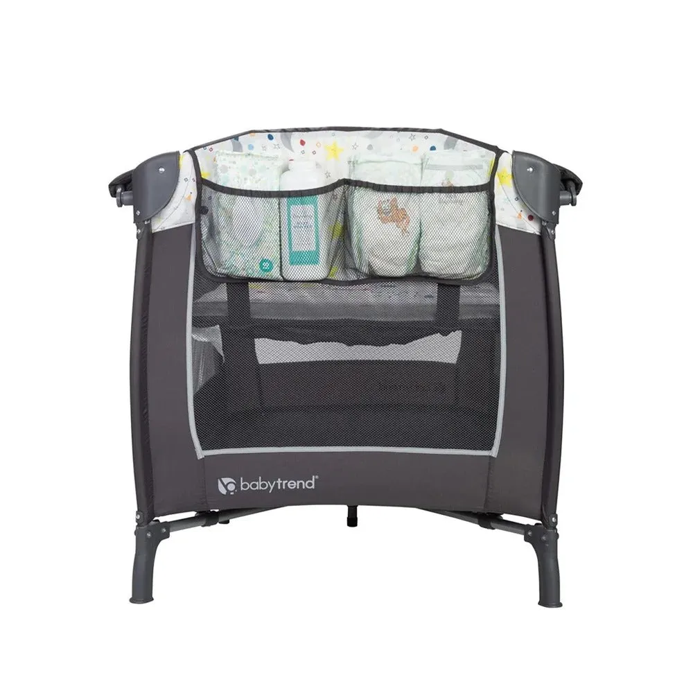 [1 Year Local Warranty] Baby Trend Lil Snooze Deluxe II Nursery Center - Twinkle Twinkle Little Moon