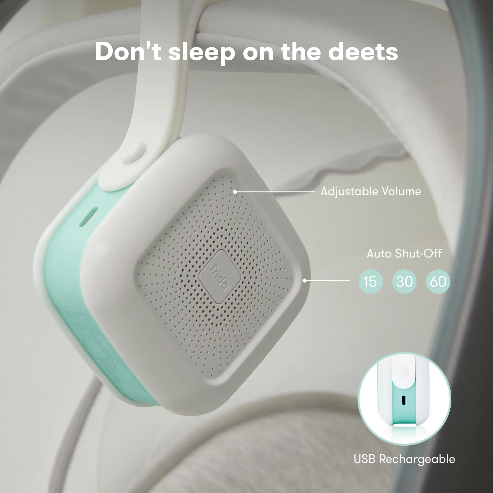 2-in-1 Portable Sound Machine   Nightlight