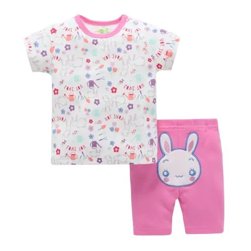 2Pcs Rabbit Soft Cotton Newborn Baby Sets