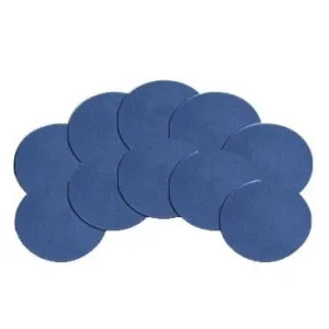 8" Blue Medium Duty Floor Scrubbing Pads - Case of 10