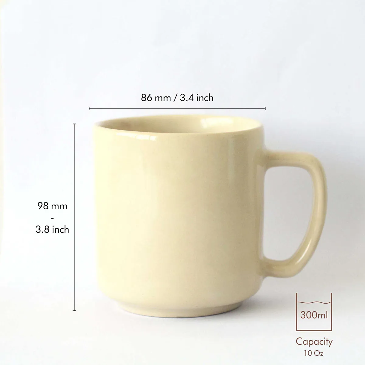 Abha Ecofriendly Recycled Ceramic Coffee Mug