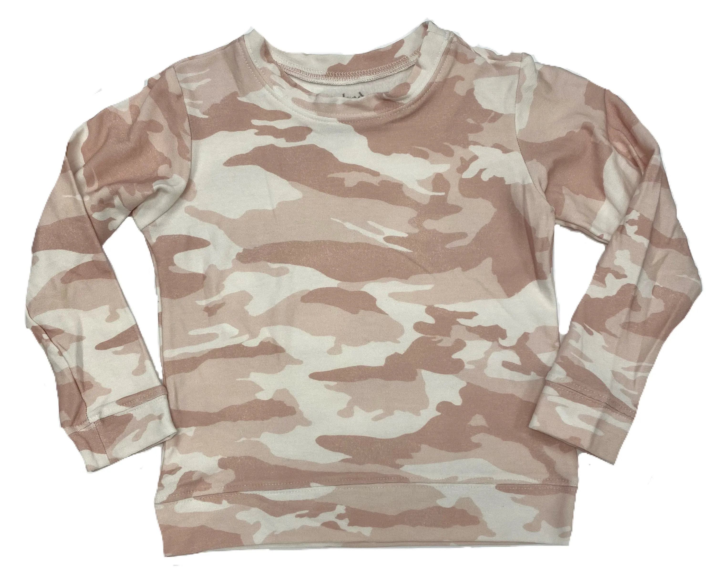 Brokedown Clothing Kid's Pink Camo Sweatshirt