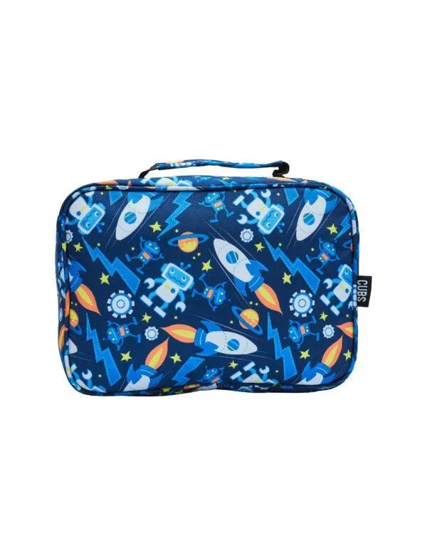 CUBS ROBOT SPACE BIG AND BASIC LUNCH BAG