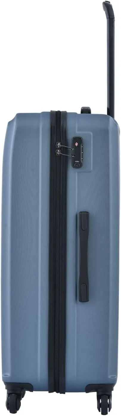 Hardside Spinner Luggage Set, 3-Piece, Blue egreger