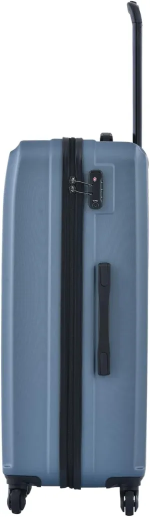 Hardside Spinner Luggage Set, 3-Piece, Blue egreger