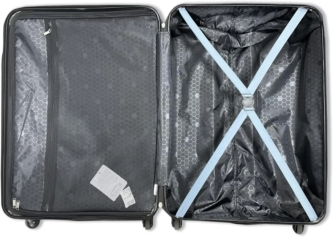 Hardside Spinner Luggage Set, 3-Piece, Blue egregerht6hythn