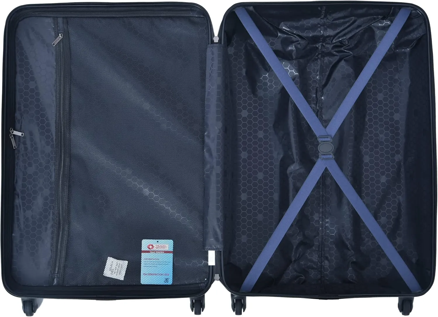 Hardside Spinner Luggage Set, 3-Piece, xsftfnhhnjn