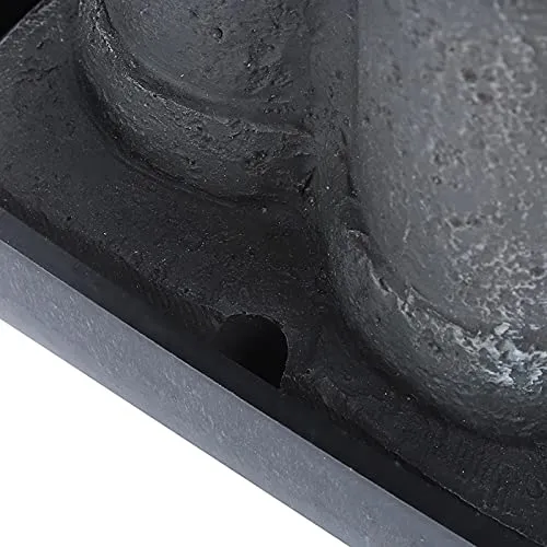 LED Tabletop Fountain, Resin Desktop Fountain Durable Beautiful Creative Medium for Landscape Decoration for Decorative Gift for Office for Home(Pink)