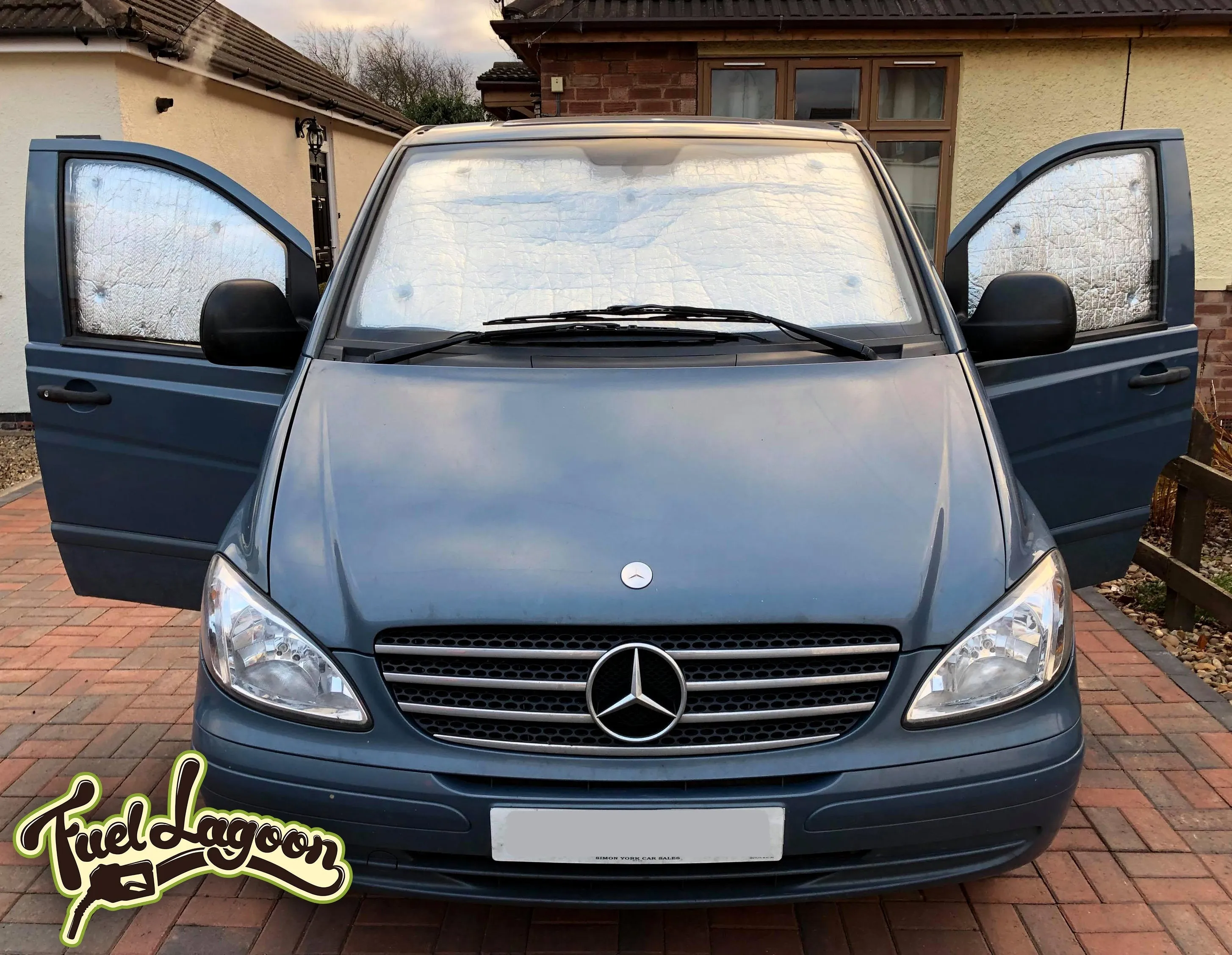 Mercedes Benz Vito 639 -  8p Full Set Thermal Blinds