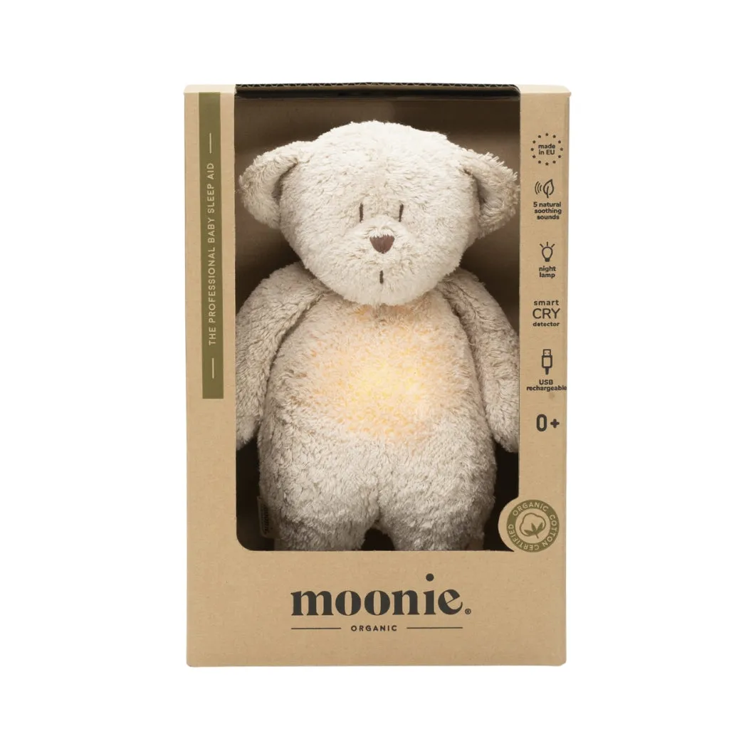 Moonie Organic Humming Bear - Sand