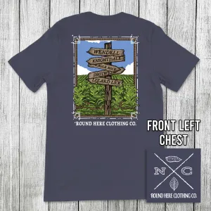 Round Here Clothing Tobacco Crossroads Wendell