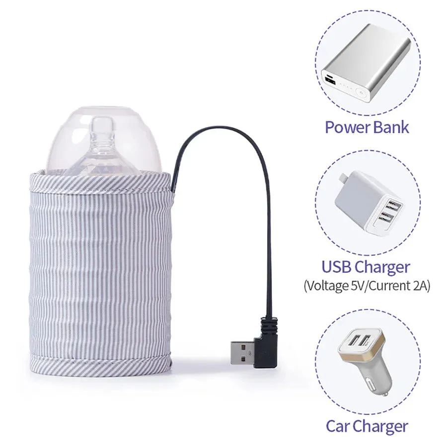 Sunveno Travel USB Milk Bottle Warmer (Grey)