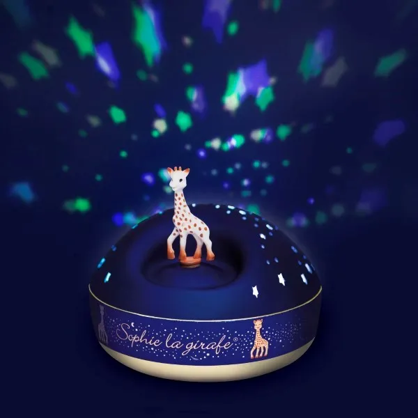 Trousselier Night Light Star Projector with Music- Sophie the Giraffe