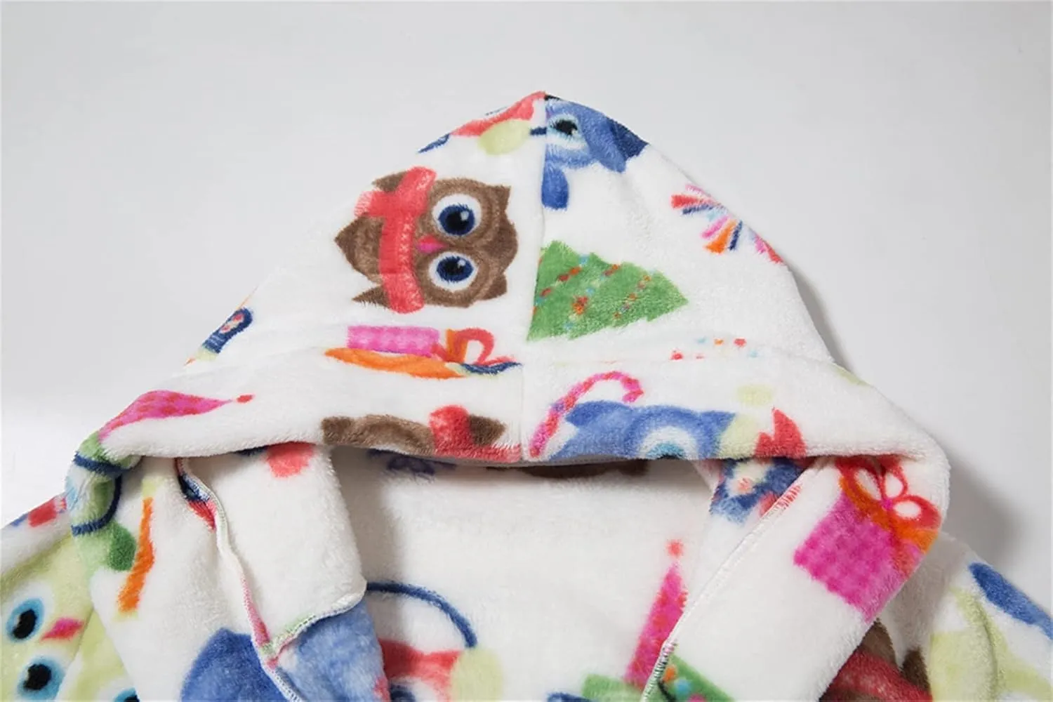 Unisex Baby Hooded Bathobe Kids Flannel ajamas Dressing Gown for Boys Girls Kids obes Toddler