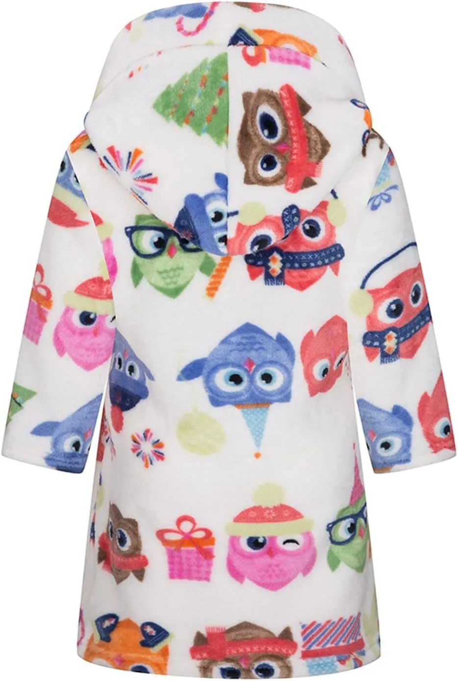 Unisex Baby Hooded Bathobe Kids Flannel ajamas Dressing Gown for Boys Girls Kids obes Toddler