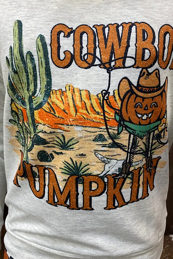 XCH0010-12H Cowboy pumpkin, checkers & pumpkin girls clothing sets wholesale